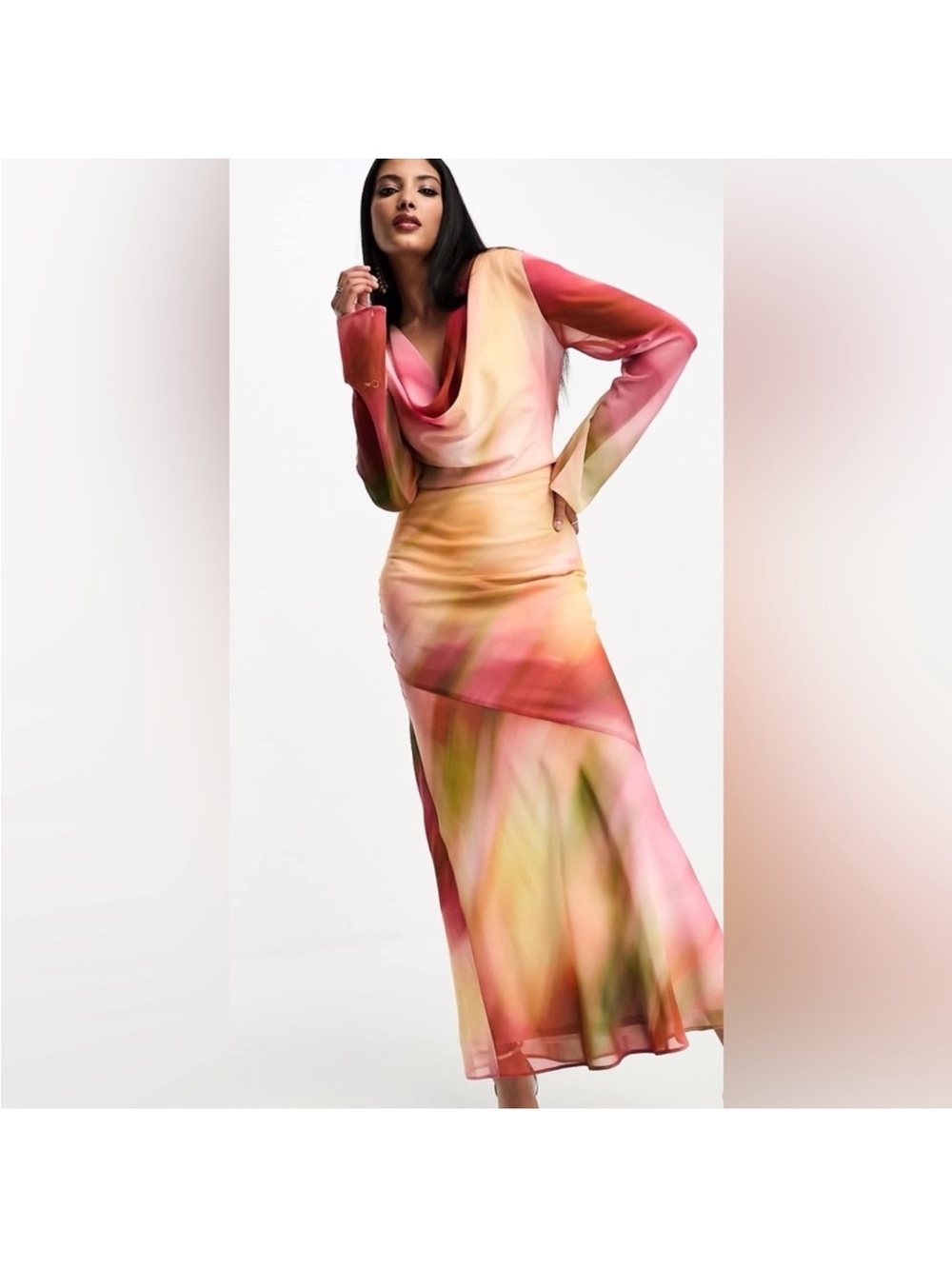 ASOS Multicolor Maxi Dress - Picture 4 of 4